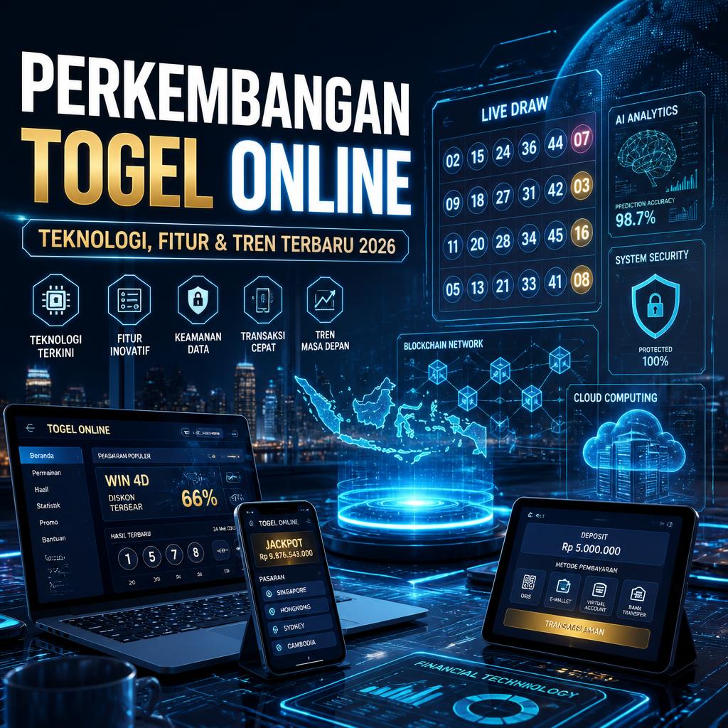 Perkembangan Togel Online di Indonesia: Teknologi, Fitur, dan Tren Terbaru 2026